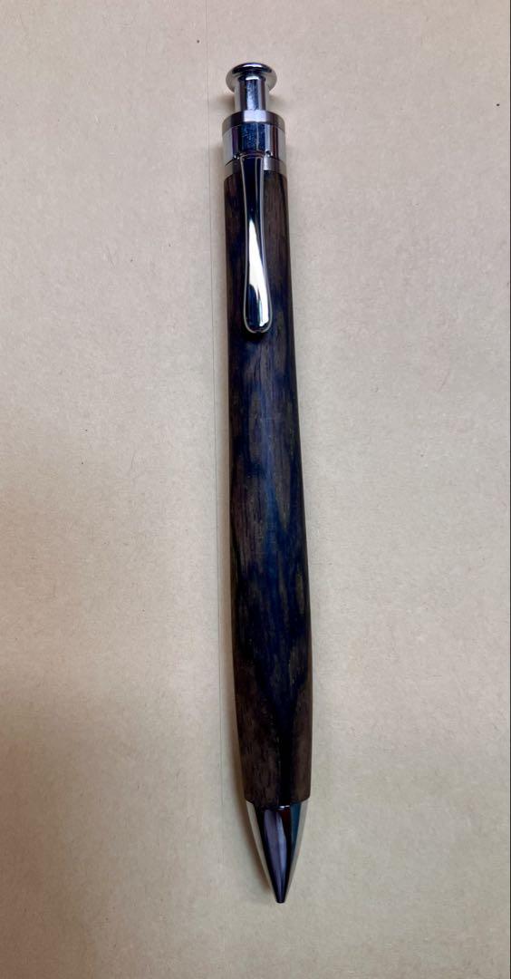Workshop Wedge Black Persimmon Peacock Wood Pencil Wedge Mechanical Pencil