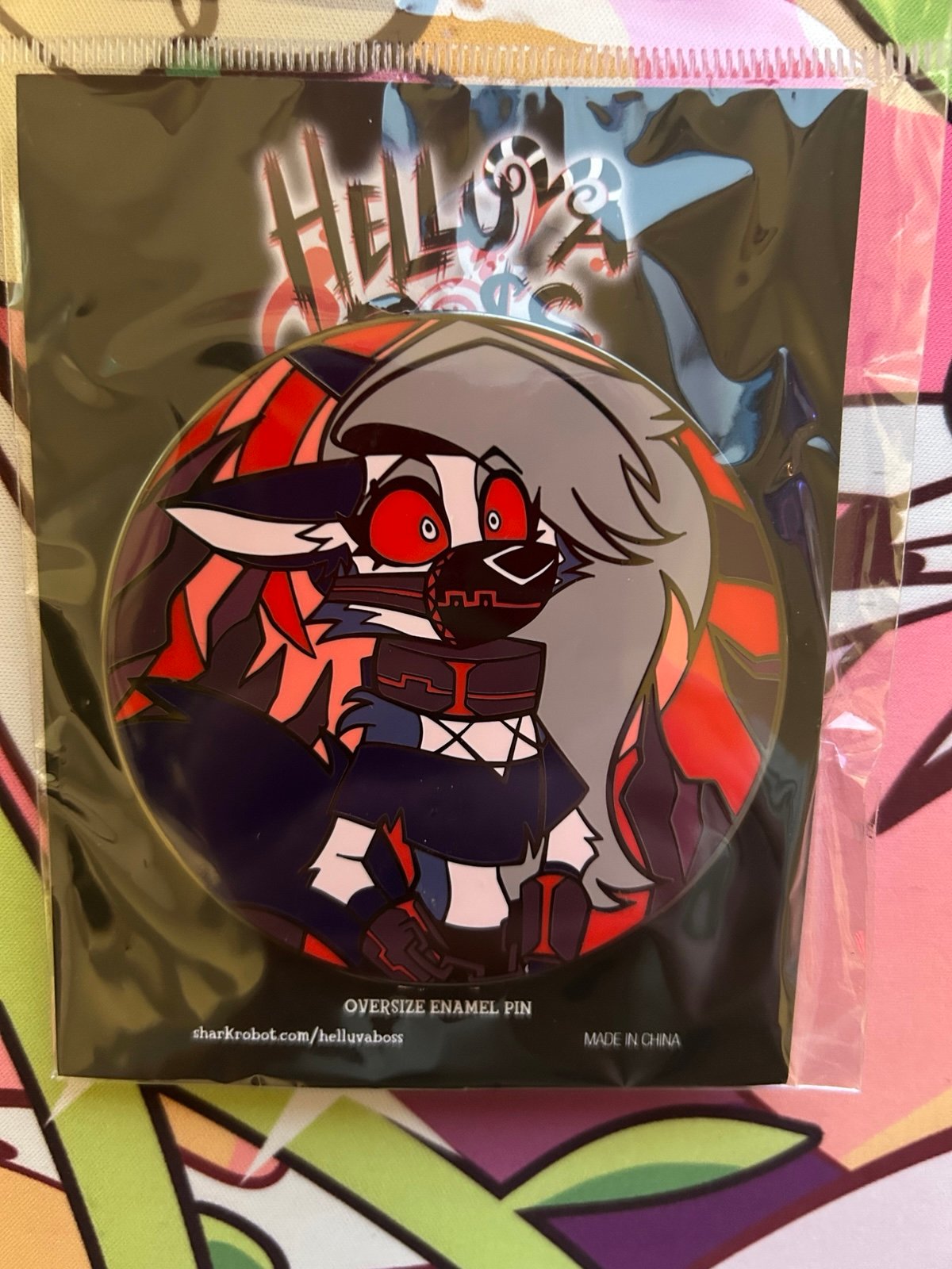 Helluva Boss Mastermind Loona Oversized Pin