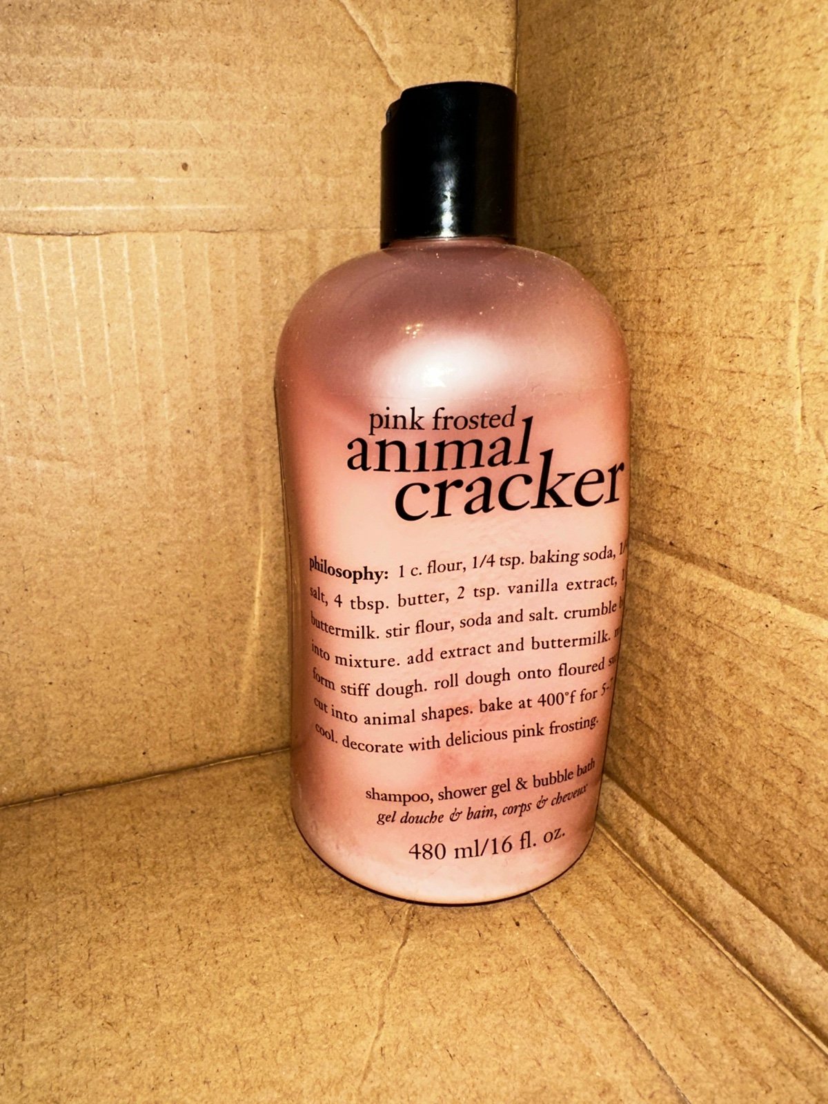 Philosophy Pink Frosted Animal Cracker shower gel bubble bath