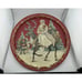 Vintage 90's Red Santa Nordic Tray Christmas Decor Wim Schimmer Winter