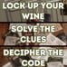 Wine Escape Room Game Lock Up Wine Discover The Clues Unlock the Antidote Adult