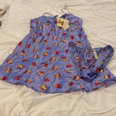 New with tags Pooh bear 2 piece lingerie set