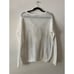Vince knit mesh neck sweater