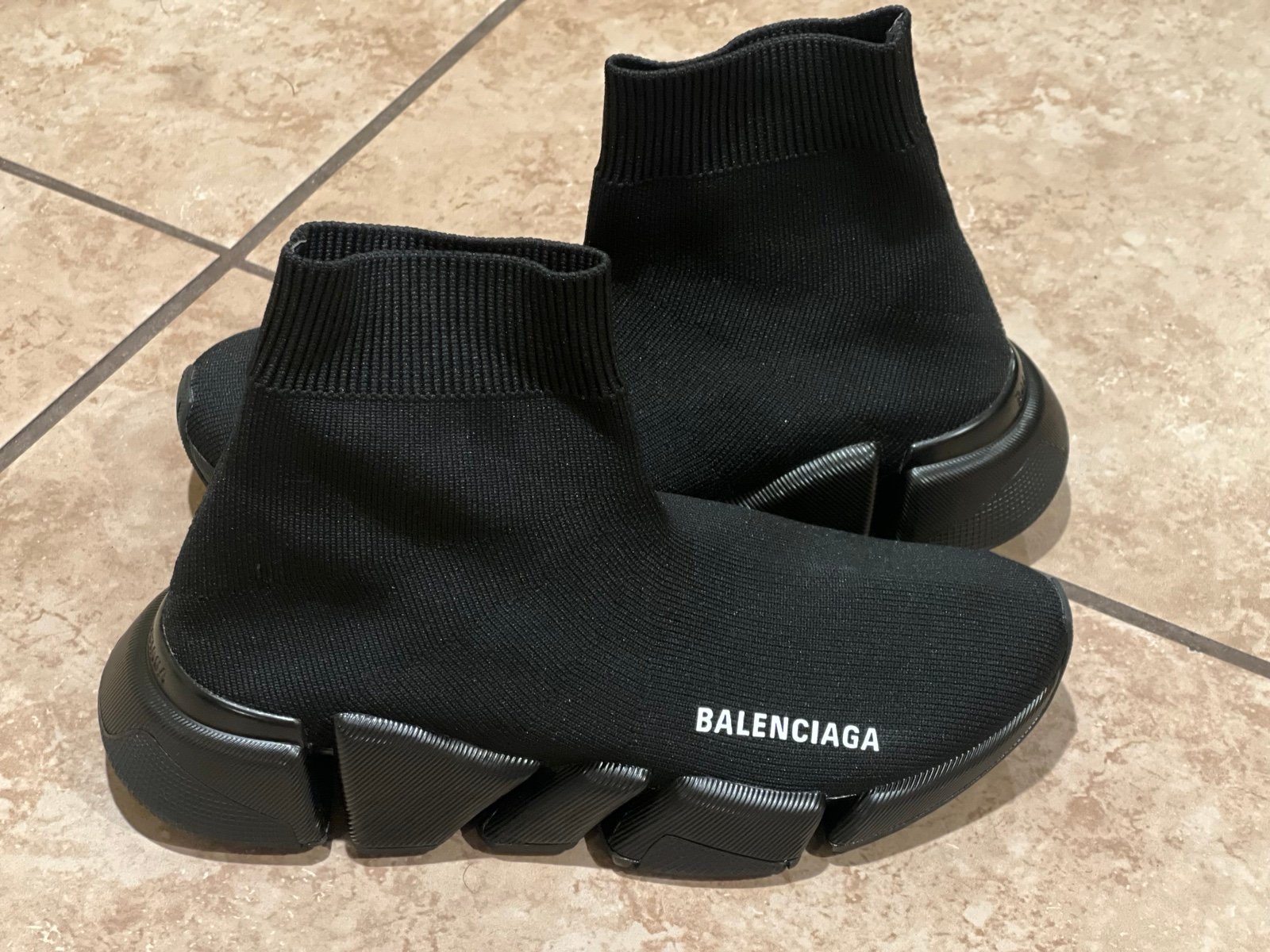 EU39 Balenciaga Speed Trainers Black