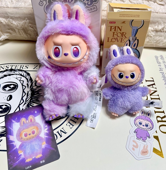 POP MART THE MONSTERS Labubu 3.0 -LUCK  Mini Labubu 4.0-?