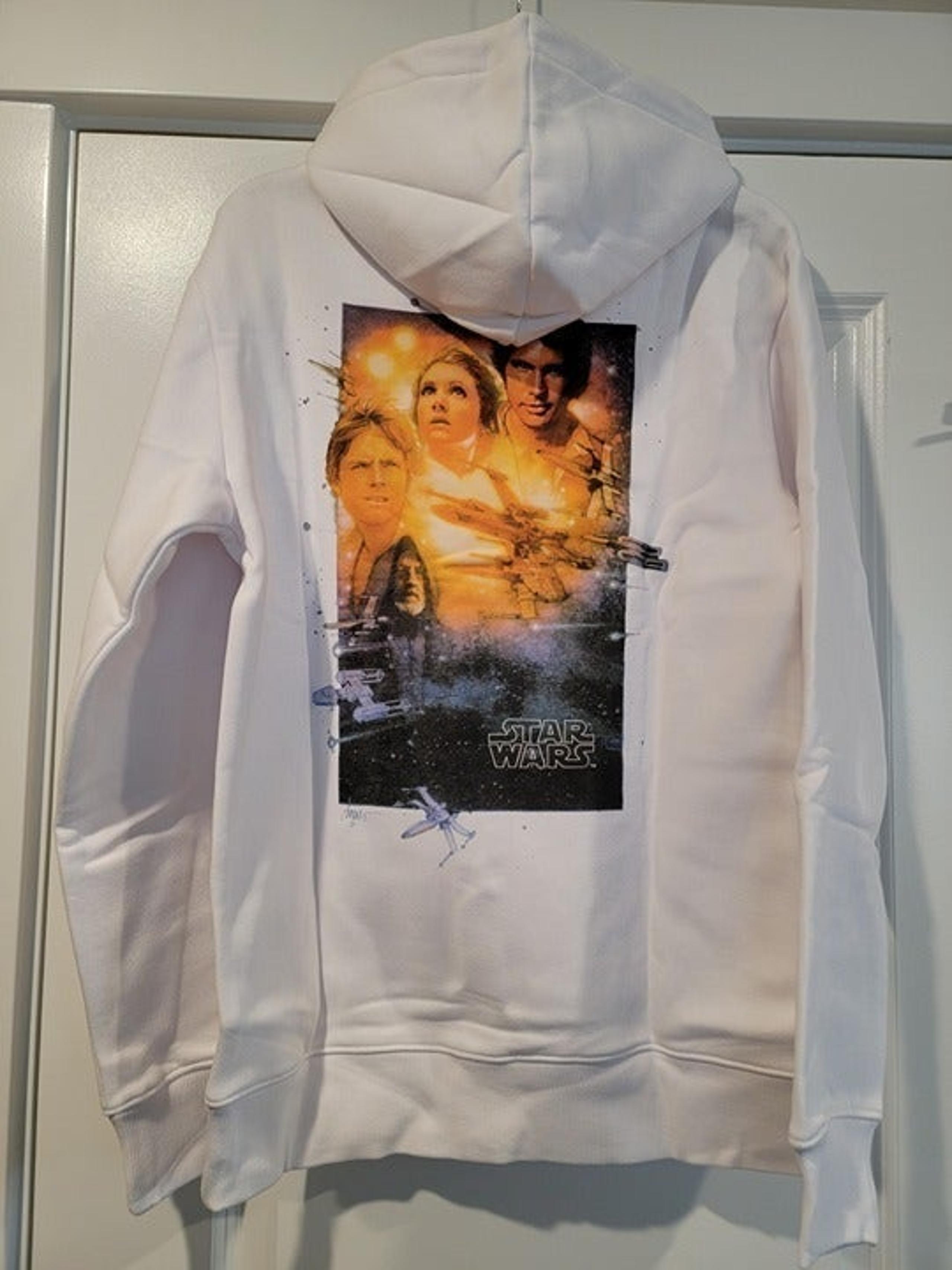 *Size S* H&M Star Wars Men's White Graphic Hoodie - Brand New! UNISEX! LAST ONE