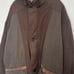 Brown Mod Coat with Zipper Pockets