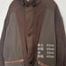 Brown Mod Coat with Zipper Pockets