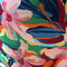 NWT Pappagallo tropical floral print maxi dress - Size M (see measurements)