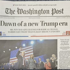 Washington post 2024 election Dawn of a new TRUMP Era