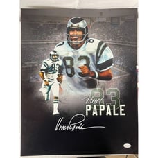 Vince Papale signed autographed Philadelphia Eagles 16x20 photo JSA #WIT024004