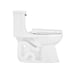 Glacier Bay Power Flush 1-piece 1.28 GPF Single-Flush Elongated Toilet in White