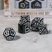 Harry Potter Slytherin Modern Dice Set green Harry Potter Set (7) Q-Workshop D&D