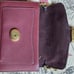 COACH TABBY CHAIN CLUTCH WINE PEBBLE LEATHER CROSSBODY SHOULDER BAG 4792