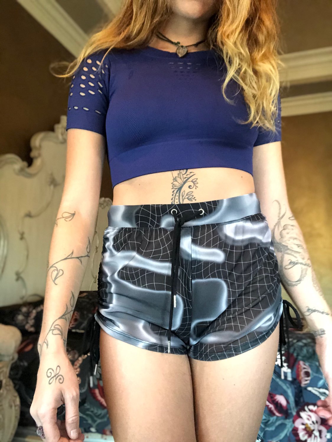Sexy Sheer Booty Shorts