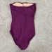 J. Crew Ruched bandeau one-piece swimsuit