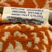 Vintage Bates Bedspread 84x114 Terra Cotta & Creamy Yellow with Fringe