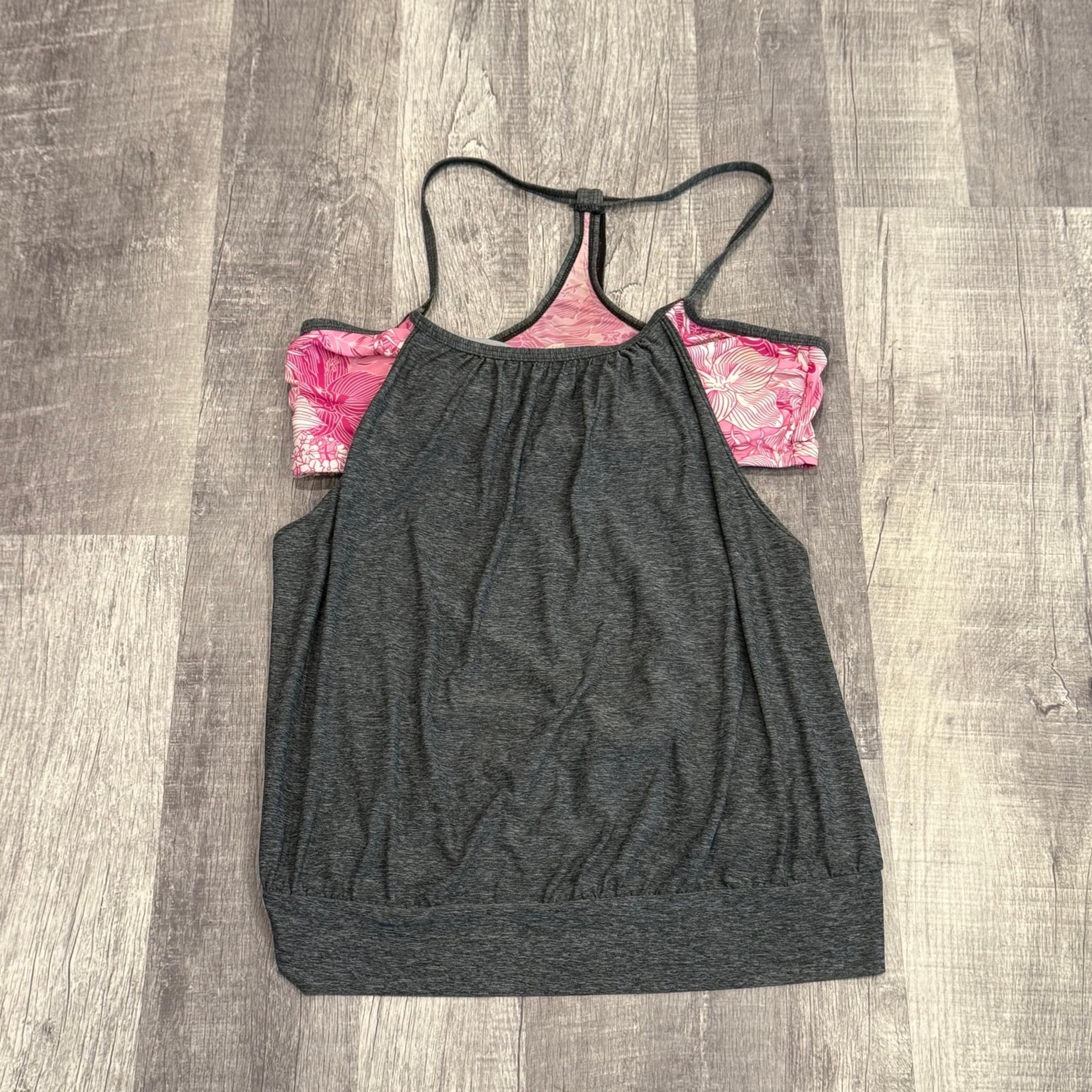 Speedo Large Swim Suit Top Tankini Racer Back Swim Suitt