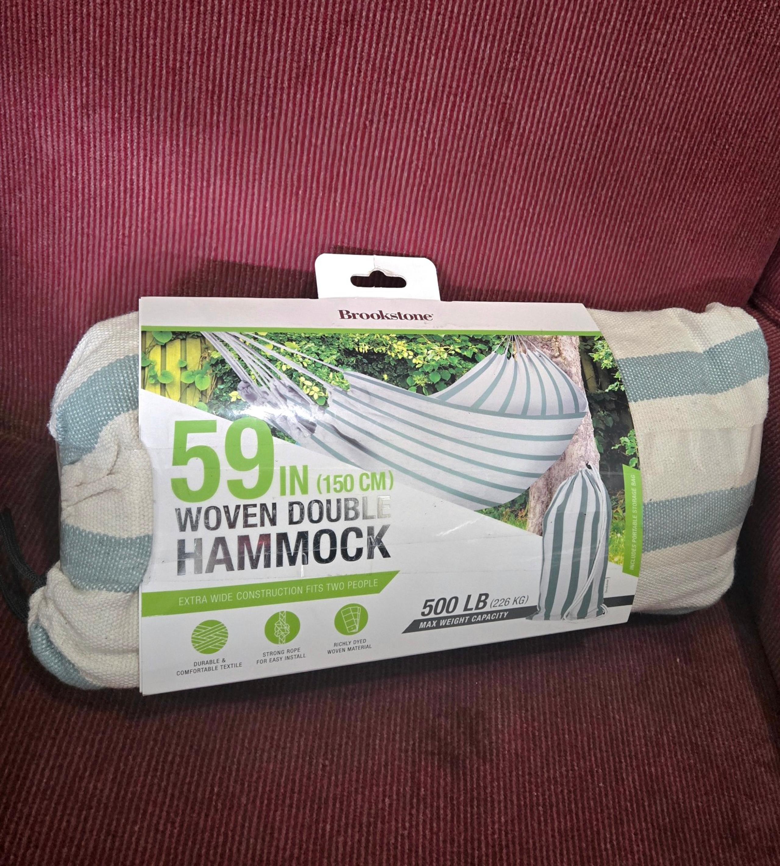 Brookstone Woven Hammock 59 Inches