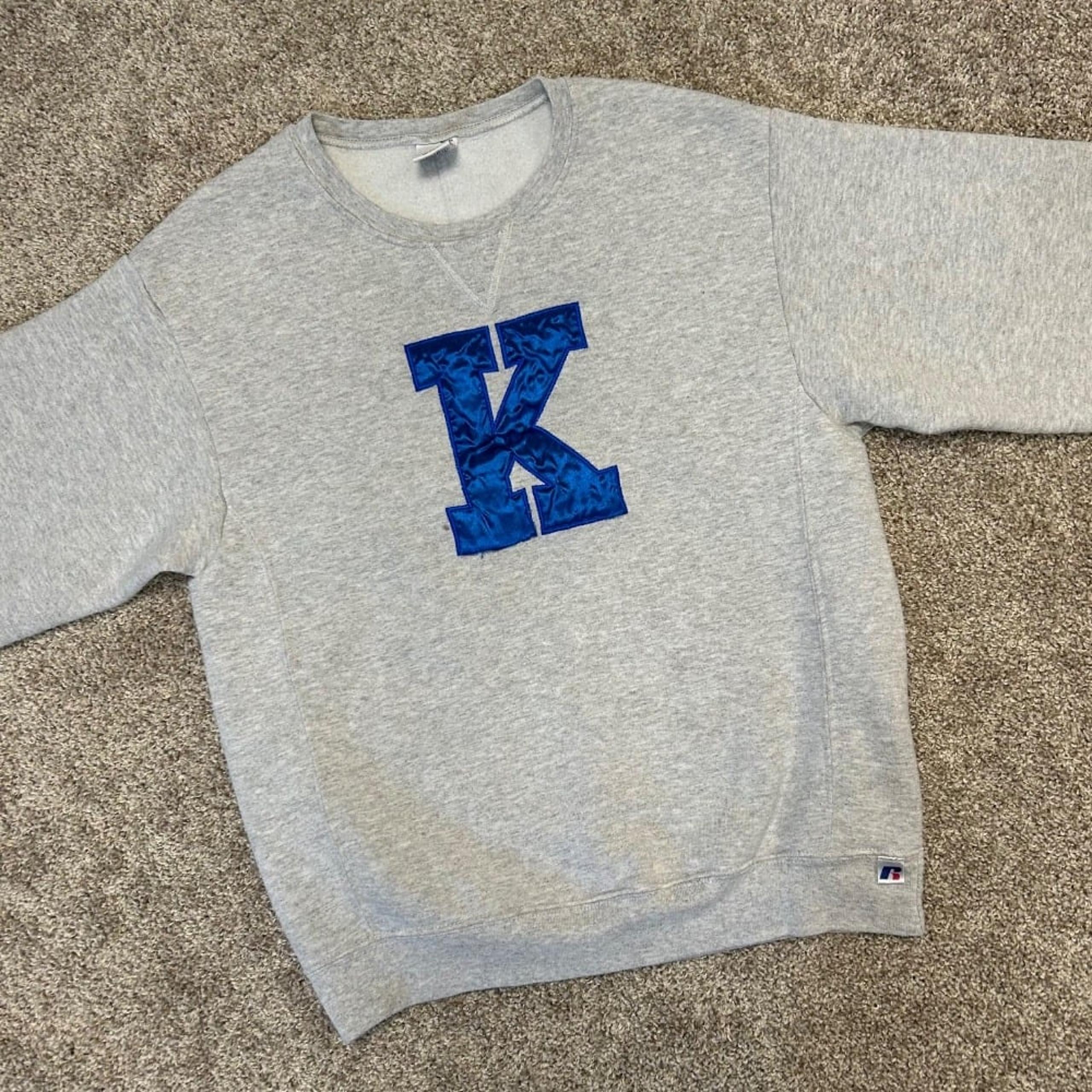 Vintage Russell Athletic Women Kentucky Wildcats K Sweatshirt Size Medium y2k