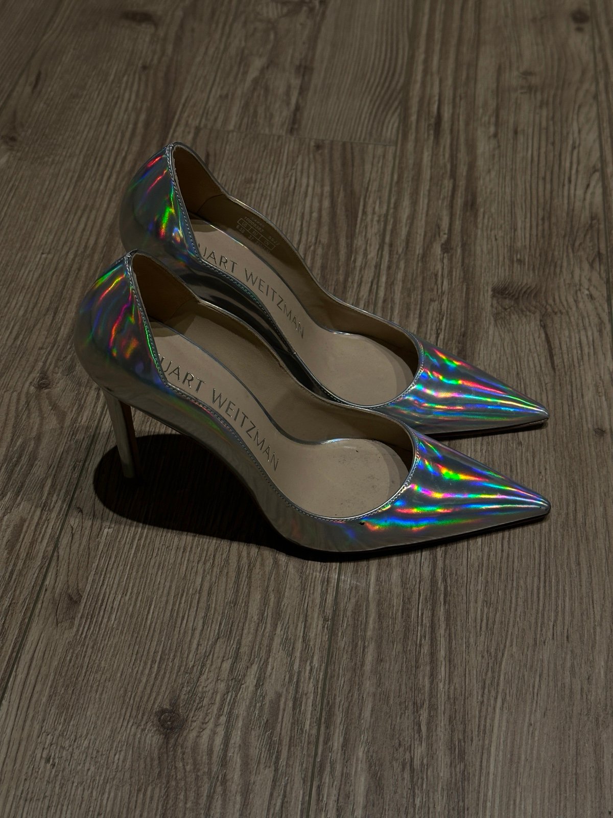 Silver heels