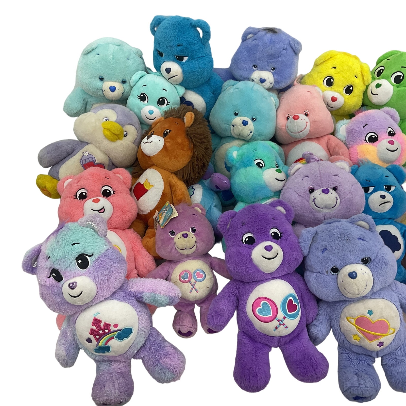 HUGE LOT 25 TCFC Care Bears Assorted Characters Colors Designs Grumpy Cheer