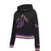 Los Angeles Lakers Pro Standard Black 23/24 City Edition Cropped Hoodie Size S