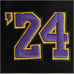 Los Angeles Lakers Pro Standard Black 23/24 City Edition Cropped Hoodie Size S