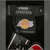 Los Angeles Lakers Pro Standard Black 23/24 City Edition Cropped Hoodie Size S