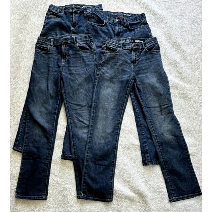 Children’s Place Boys Jeans Size 12 straight leg stretch adjustable waist