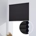 Persilux Blackout Cellular Shades Cordless Home Window Blinds 27 x 64 Black