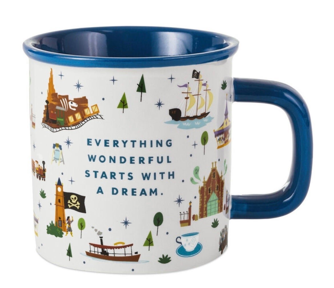 Walt Disney World 50th Anniversary Park Attraction Mug, 17oz