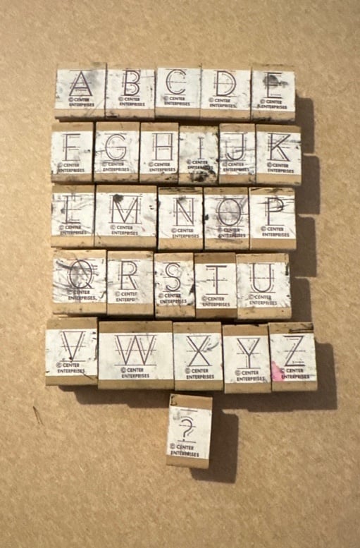 Lot of 74 Rubber Stamps