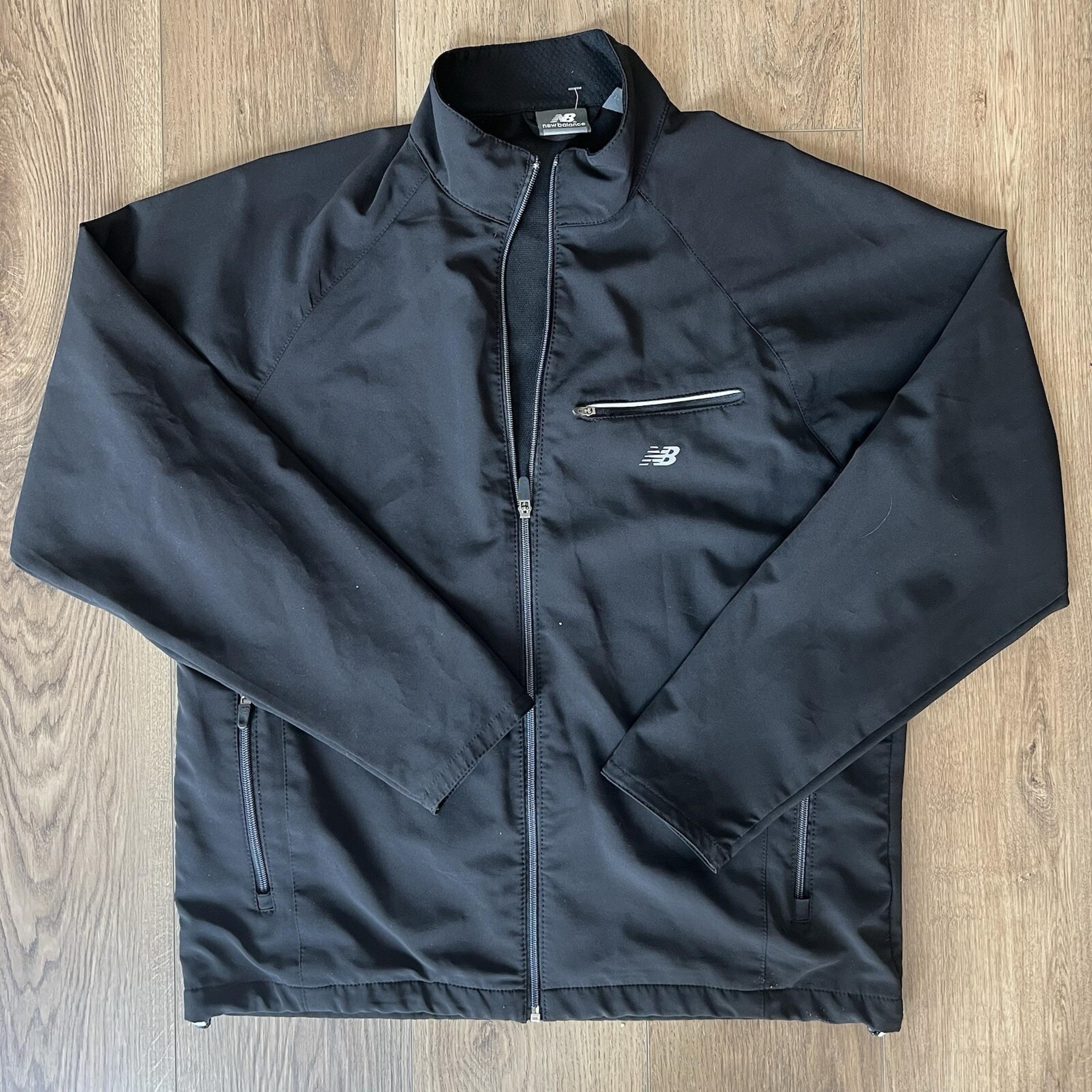 New Balance Jacket Mens Medium Unisex Soft Shell Full Zip Running Spring Coat