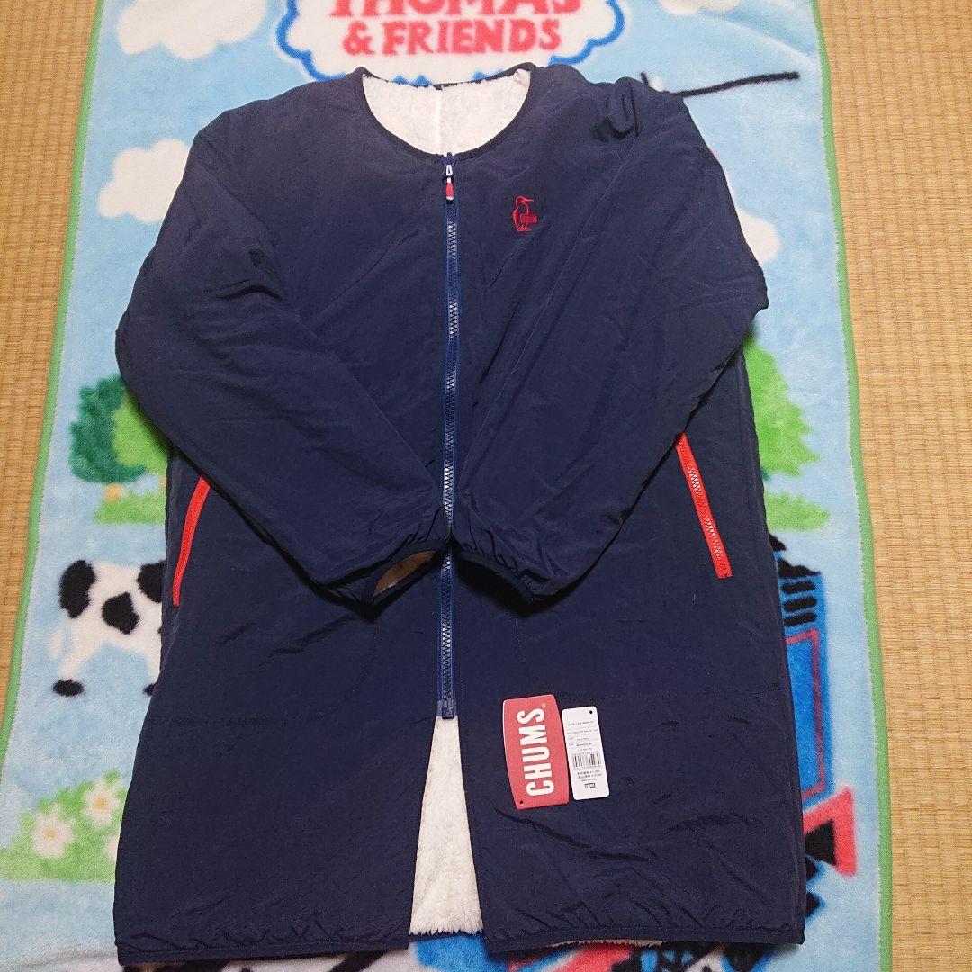 Chums Fleece Reversible Blouson Long Women's M Navy