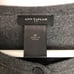Ann Taylor Button Front Black Lace Shoulder Gray Cardigan Sweater Women's Size M