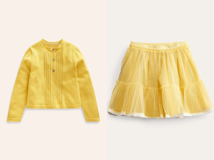 NWT Mini Boden Cardigan and Tulle Skirt Set 6-7Y