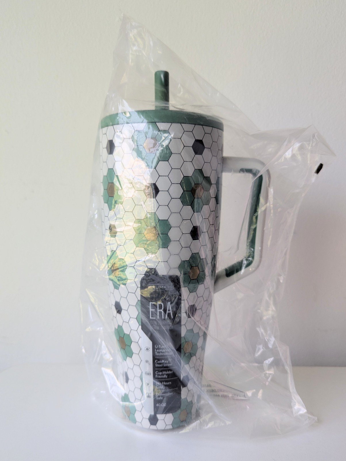 Brumate Anthropologie Exclusive 40 Oz Era Straw Tumbler Ground Green