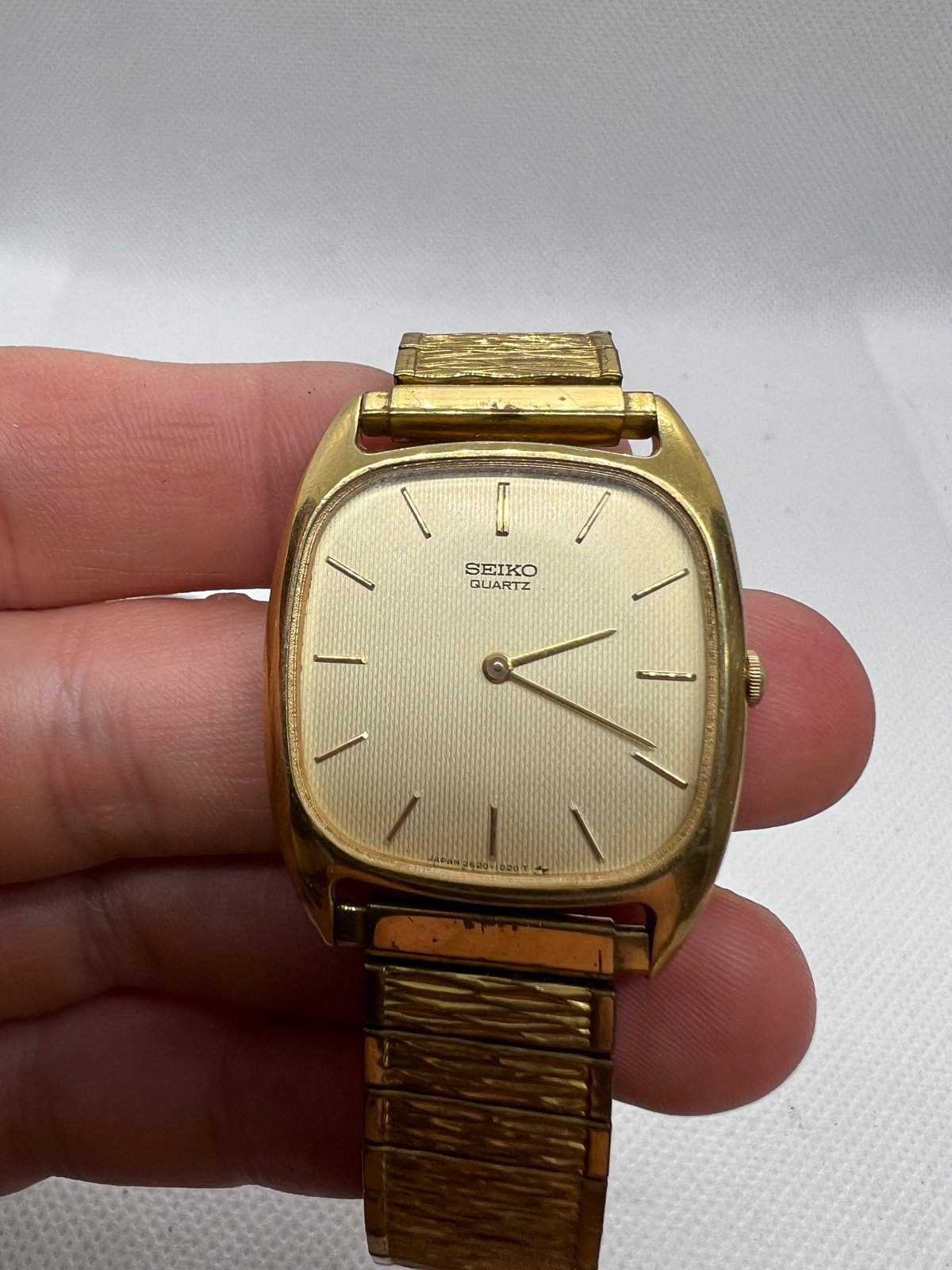 Seiko Men’s Gold Tone Quartz Watch