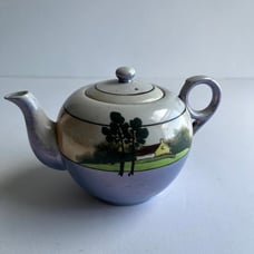 Vintage Bird and Tree Teapot - Retro Decor Gift for Mom