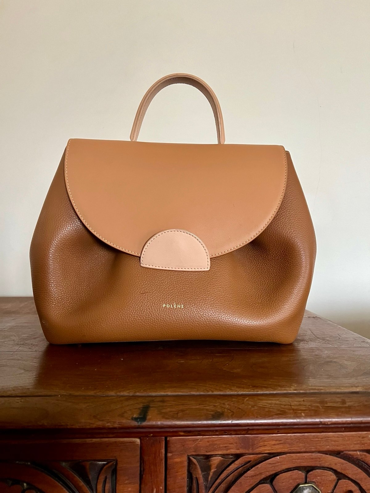 Polène Number One Bag - Trio Camel