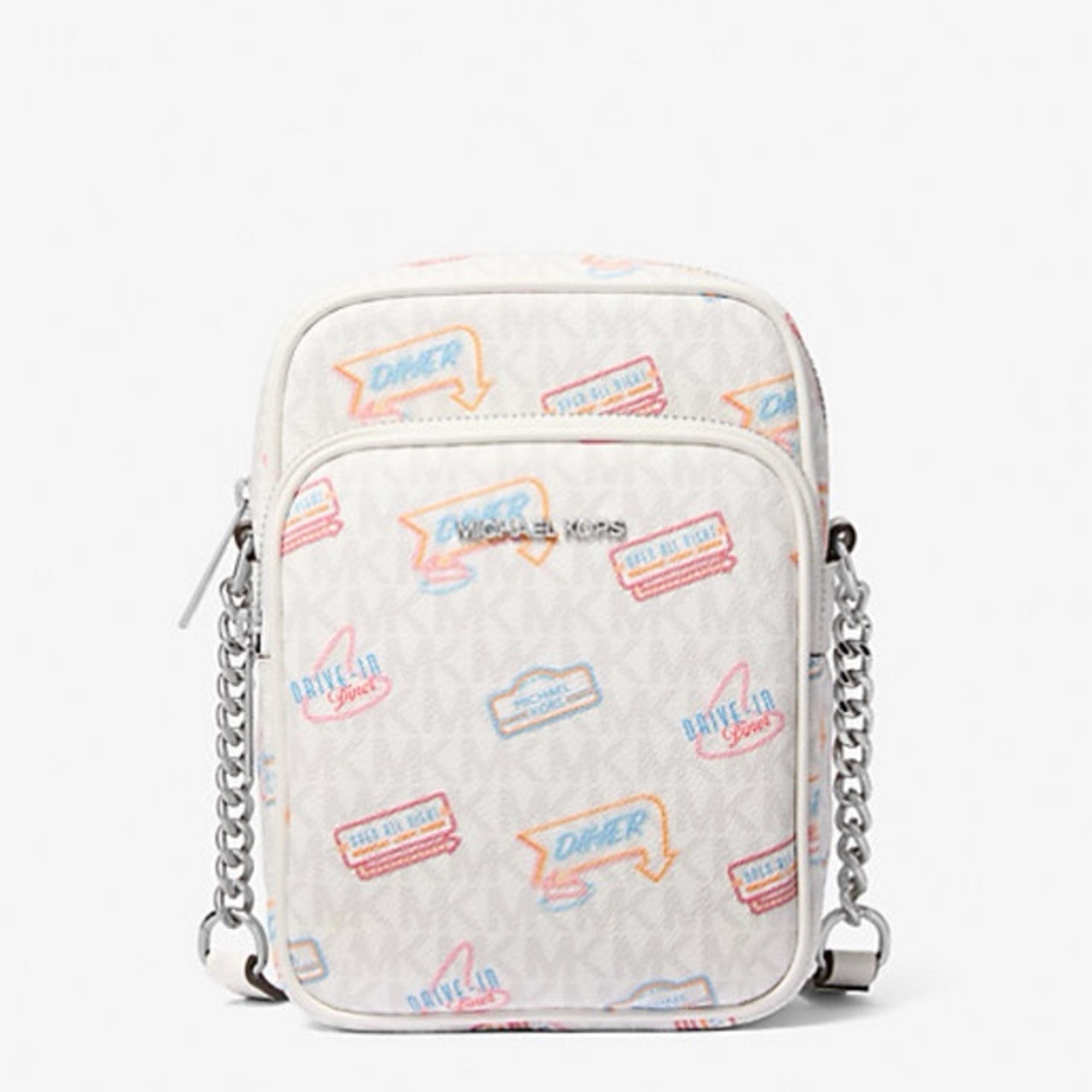 MICHAEL KORS
Jet Set Medium Printed Signature Logo Crossbody NS CHAIN XBODY Bag