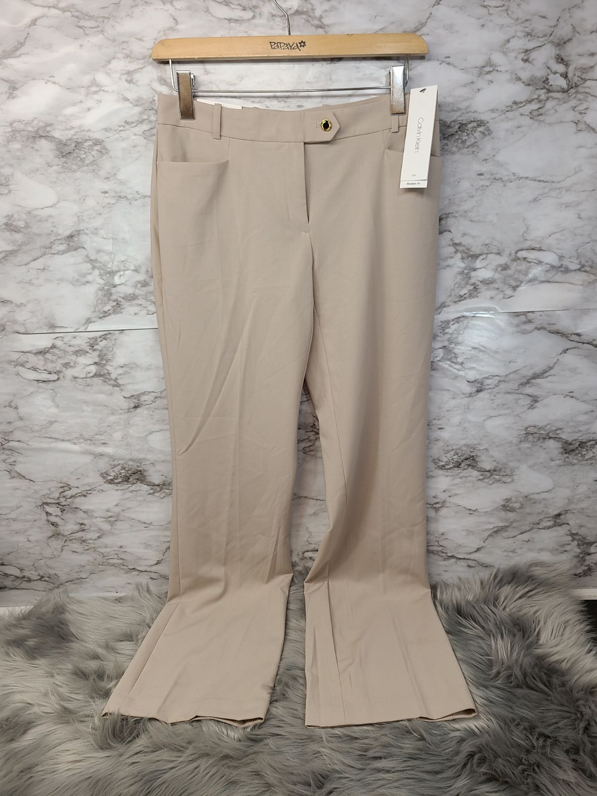 Calvin Klein Dress Pants 14 w/ Pleat Fro