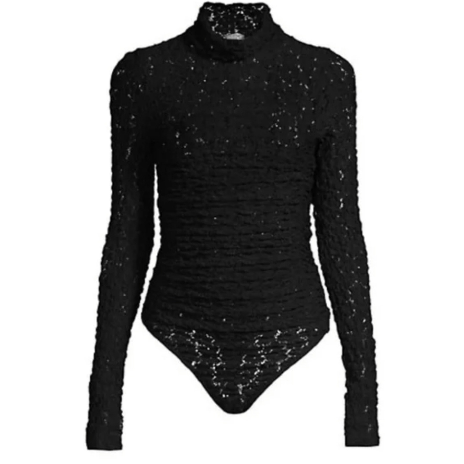 NEW Free People Intimately Free Black Lace Day and Night Bodysuit