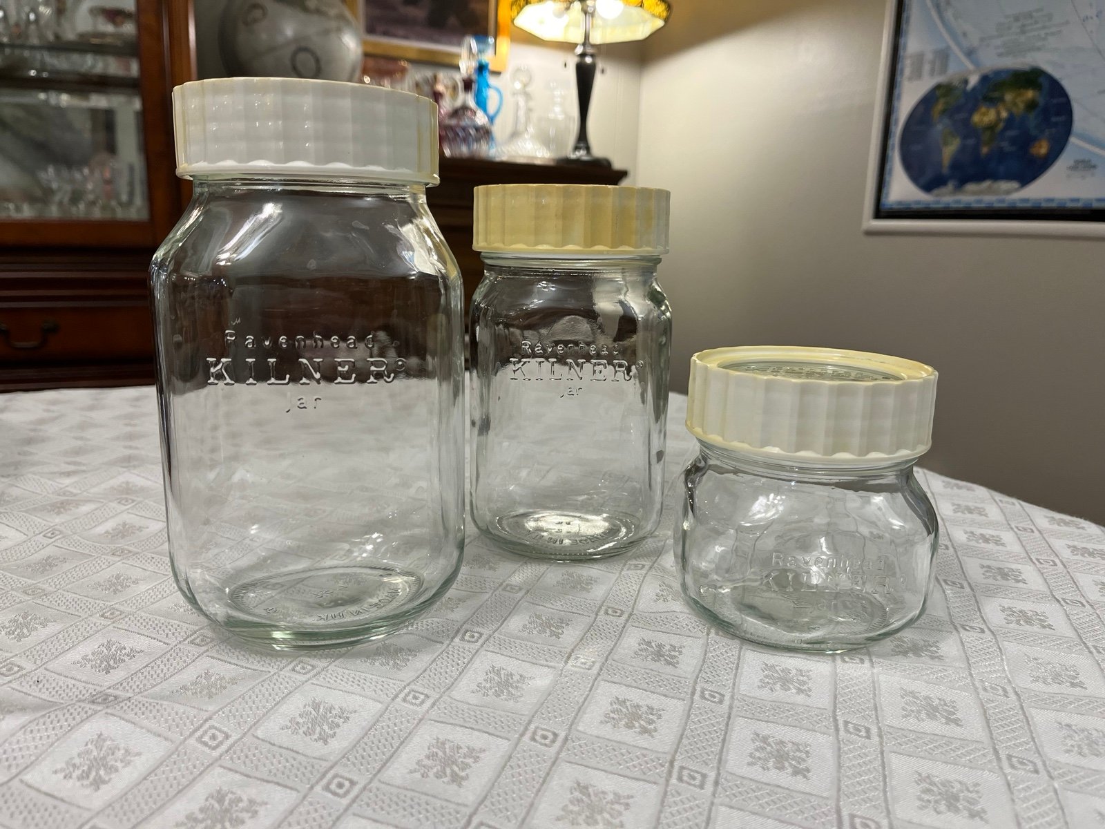 Vintage Kilner Jar by Ravenhead Made in UK Set of Three