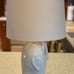 White Elephant Porcelain Table Accent Lamp With Shade 16”