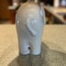White Elephant Porcelain Table Accent Lamp With Shade 16”