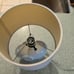 White Elephant Porcelain Table Accent Lamp With Shade 16”