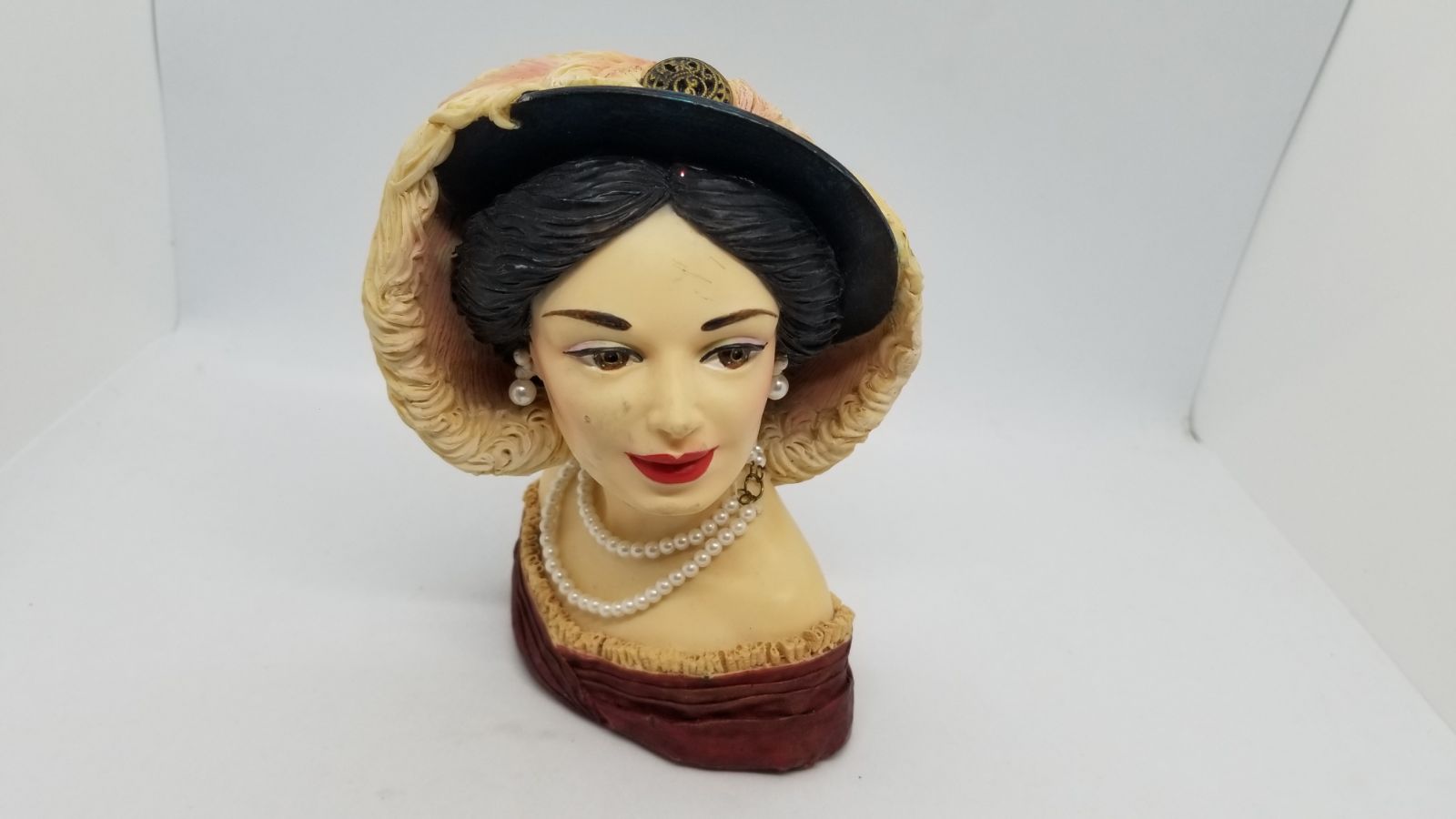 Cameo Girls Lady Vases Sasha #1848 Resin Head Southern Belle LV-024 2000 Edition