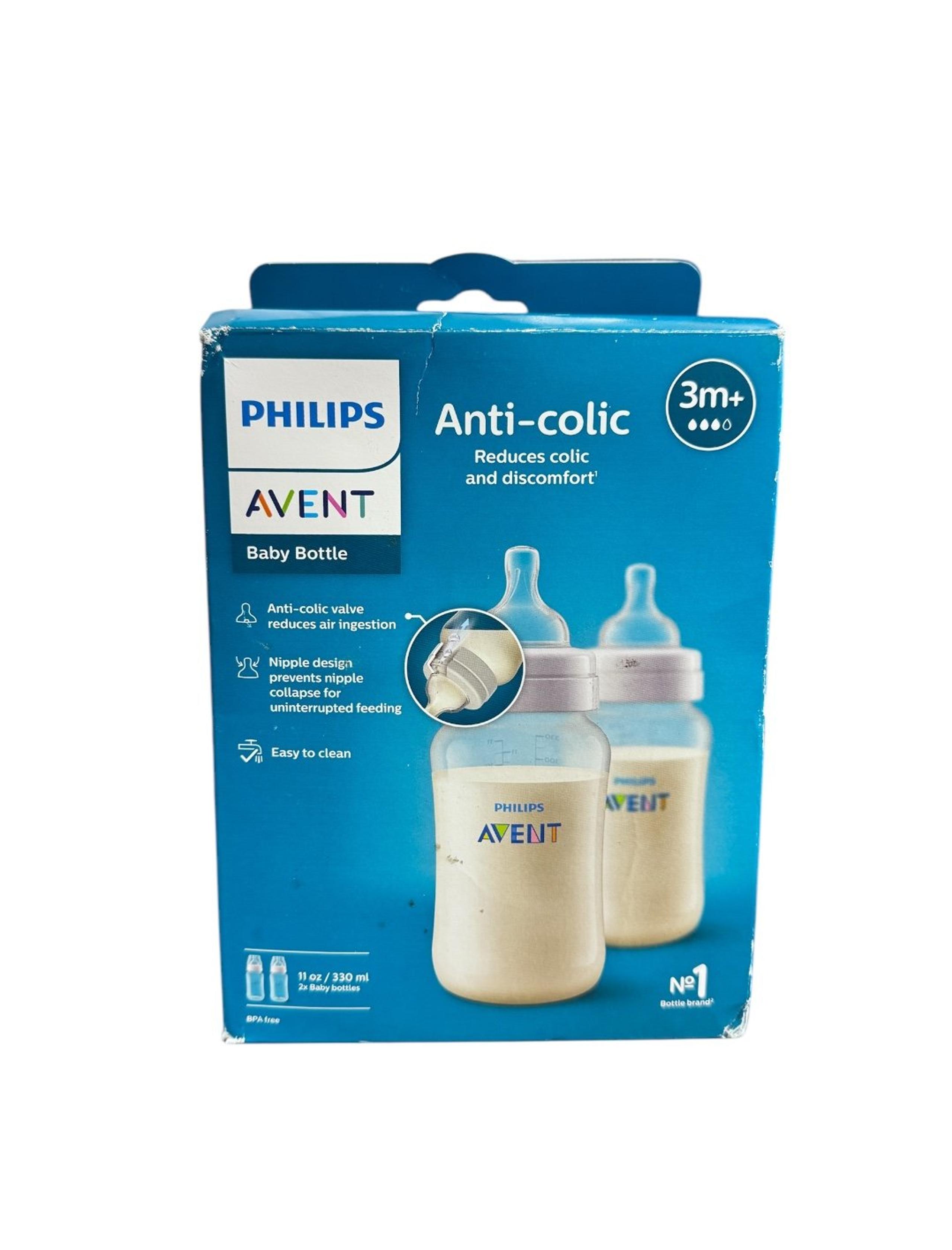 Phillips Avent Anti-colic 11 oz 2-Pack Baby Bottles Set